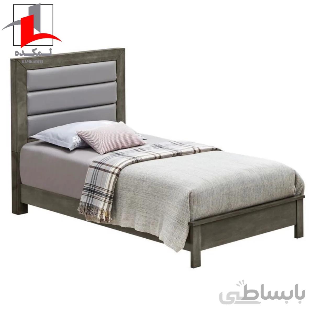 تخت خواب تکنفره لمکده مدل بلج