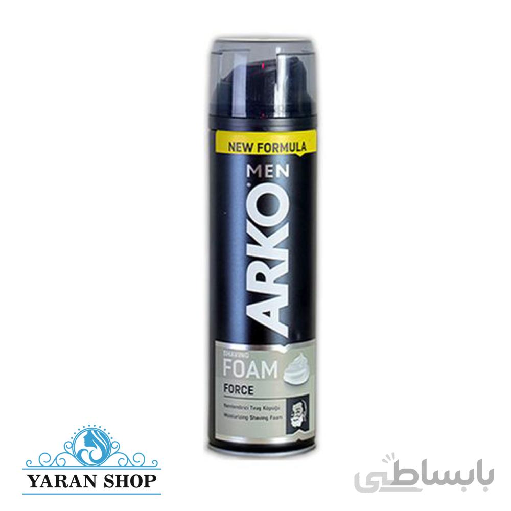 فوم اصلاح کف ریش ارکو مدل فورس Arko Men Force