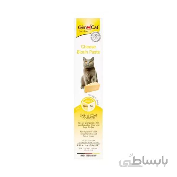 خمیر پوست و مو گربه با طعم پنیر جیم کت – JimCat Cheese Biotin Paste