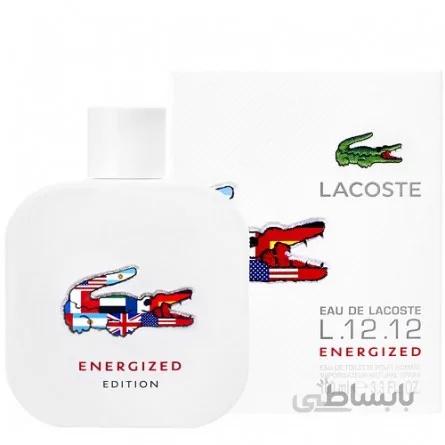 ادکلن لاگوست سفید انرجایزد Lacoste L.12.12 Energized Essence 100ml