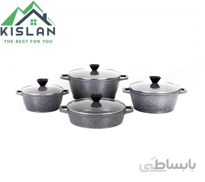 سرویس قابلمه 8 پارچه کاندید خاکستری مدل ورونا