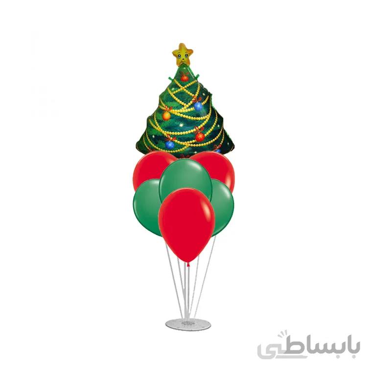 استند بادکنک 7 شاخه درخت کریسمس مدل STA287