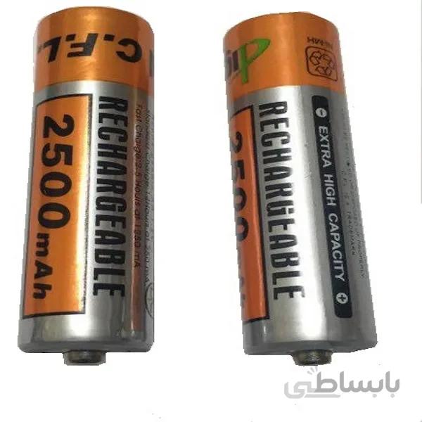 باتری قلمی لیتیوم یون قابل شارژ 2500 میلی آمپرساعت CFL