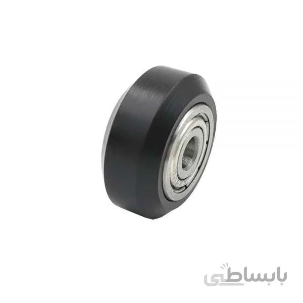 چرخ هرزگرد روباتيکی 15x5x9 میلیمتر / Plastic wheel POM with Bearings Small Models