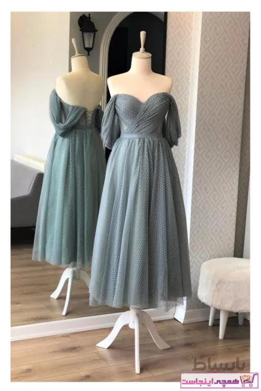 خرید انلاین لباس مجلسی جدید زنانه شیک برند Lenta Moda رنگ سبز کد ty99905769