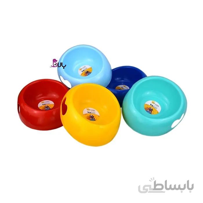 ظرف آب و غذا نگینی دنیل مناسب سگ و گربه سایز M