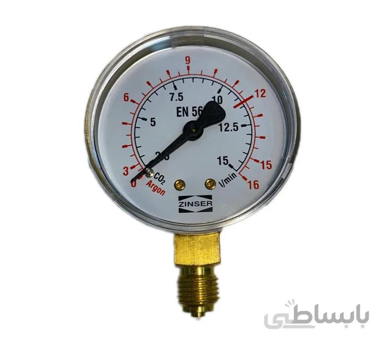 گيژ مانومتر 16 بار قطر 63 ميل 230 psi