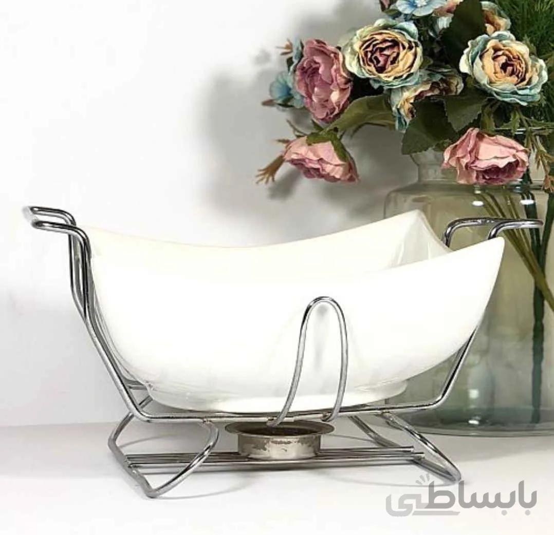 کاسه کوچک لاله استند دار سرامیکی دالتون