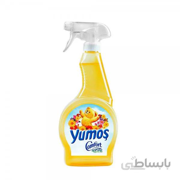 اسپری خوشبوکننده با رایحه گل های زرد بهاری یوموش 500 میلی لیتری Yumos