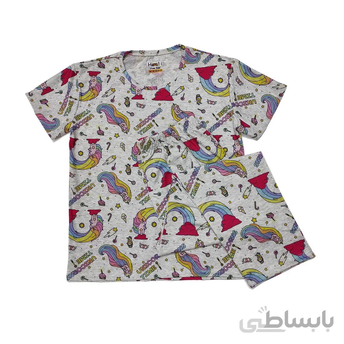 ست تیشرت و شلوار زنانه کد 04