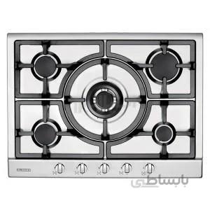 اجاق گاز صفحه ای استیل البرز مدل S-5701 ا ابعاد خارجی اجاق : 68X50 سانتیمتر