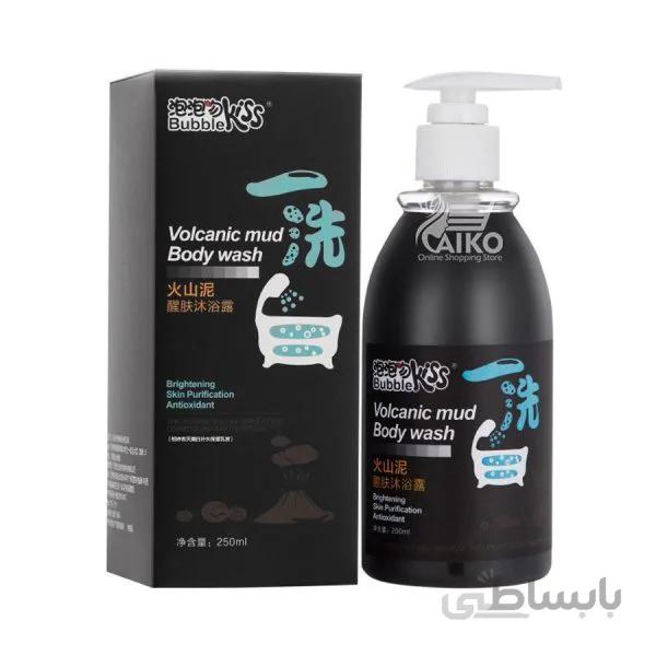 شامپو سفید کننده صورت و بدن Volcanic mud