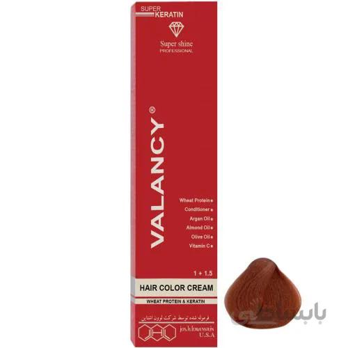 رنگ مو والانسی شماره K7 بلوند مسی متوسط 100 میلی لیتر ا VALANCY Hair Color Cream