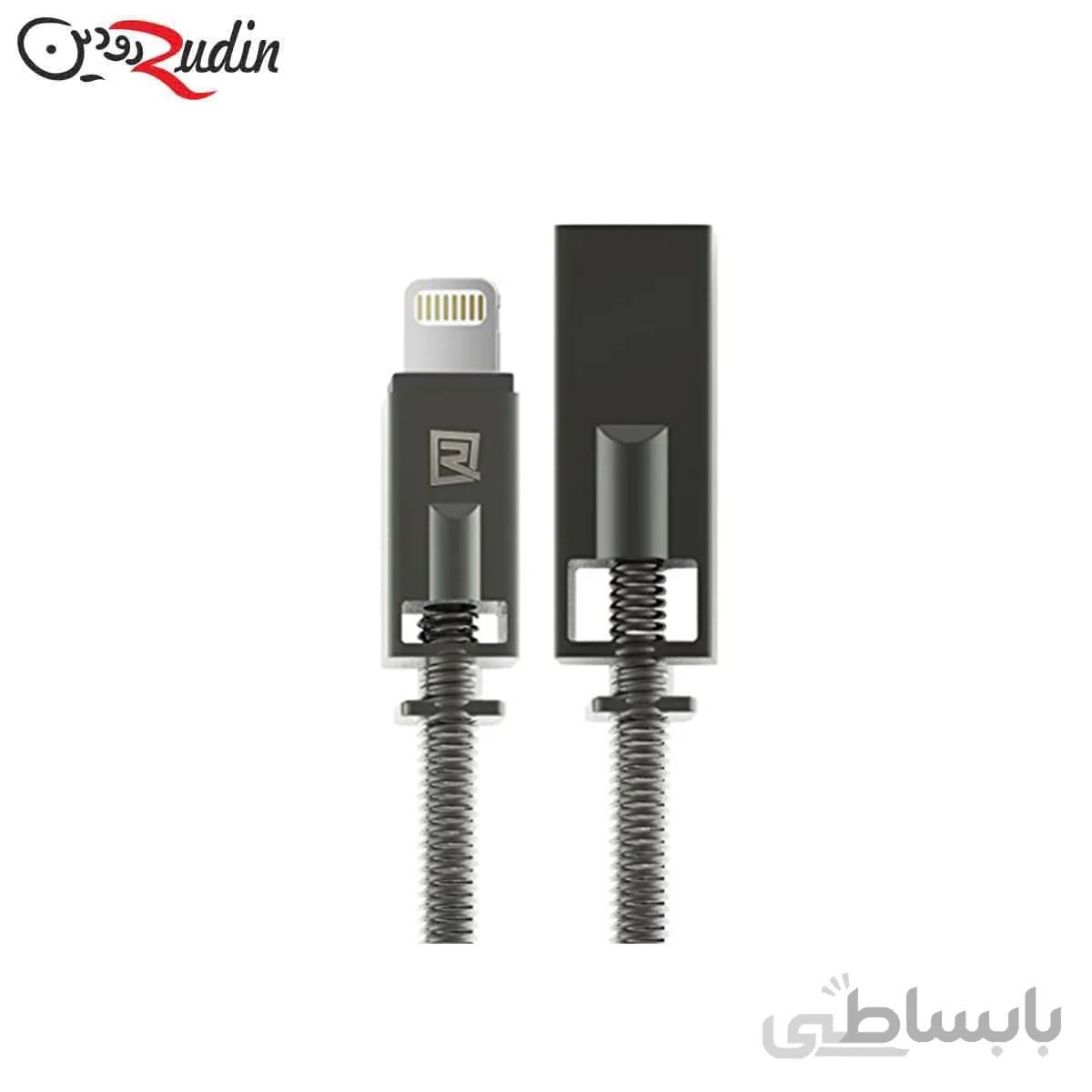 کابل تبدیل USB به لایتنینگ ریمکس مدل RC-056i طول 1 متر مشکی