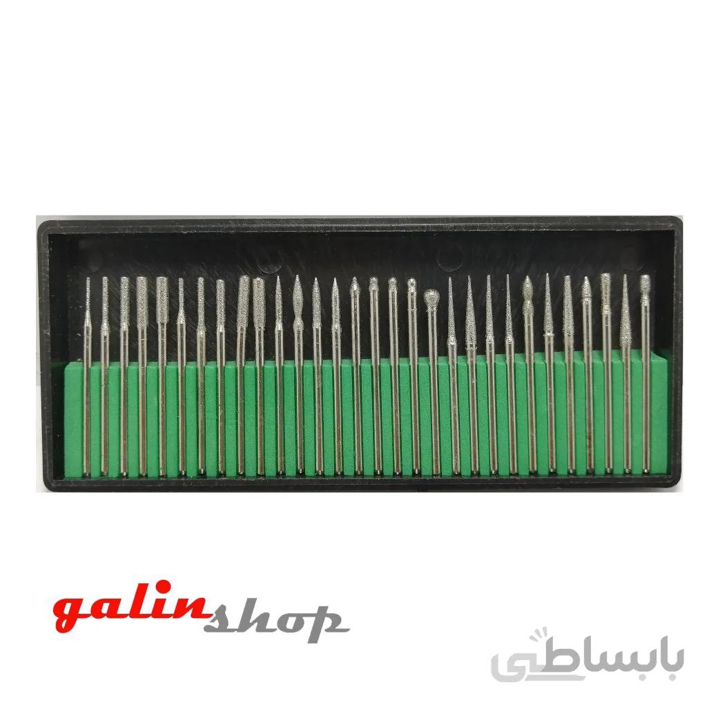 ست سوهان ناخن با ۳۰ سر قلم متفاوت