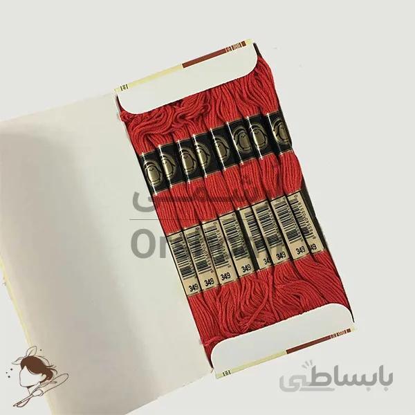 نخ نیدل پانچ و گلدوزی پنگوئن قرمز کد 349