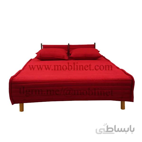 کاناپه تخت خواب شو دو نفرخواب مدل پانیز بدون دسته