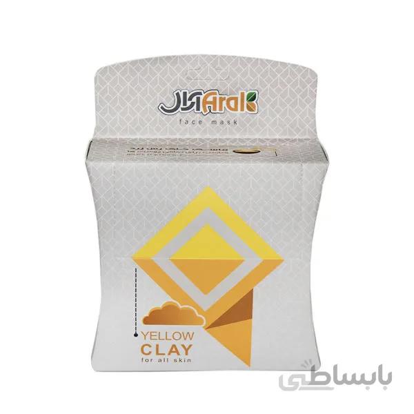 ماسک خاک رس زرد آرال