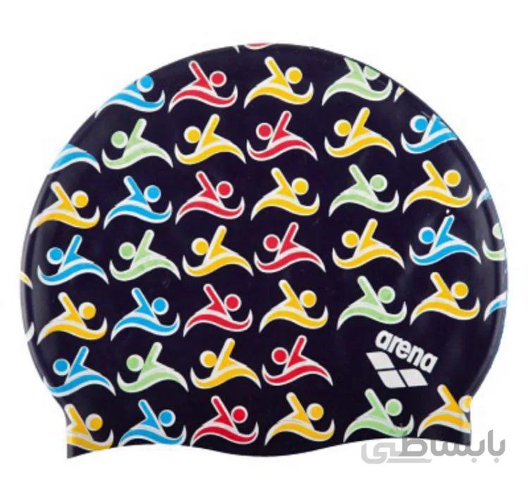 کلاه شنا ارنا مدل پرینت سوییم ا ARENA PRINT JR CAP