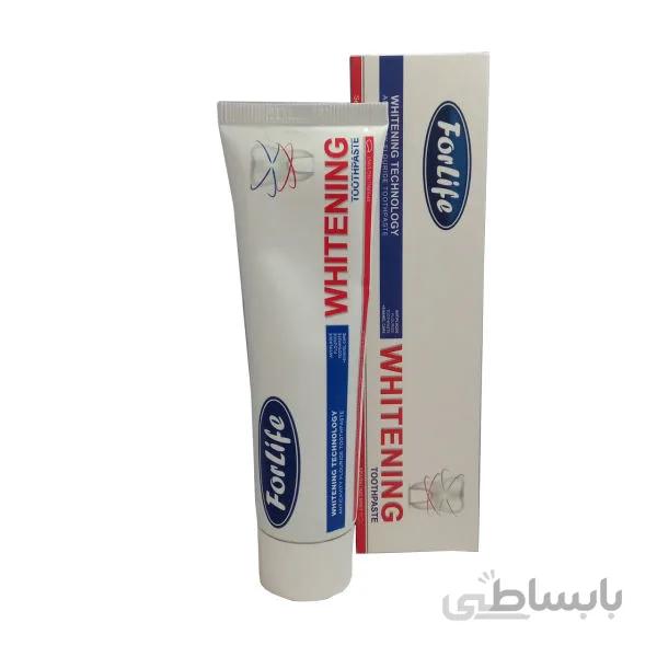خمیر دندان سفید کننده فورلایف 100 میل