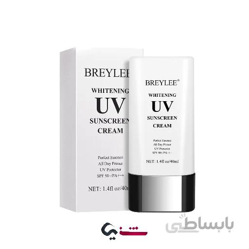 کرم ضد آفتاب UV سفید کننده بریلی BREYLEE WHITENING UV SUNSCREEN CREAM 40 ml