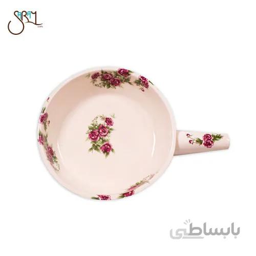 تابه سرامیکی سرو گلسرخ تک نفره کد1205