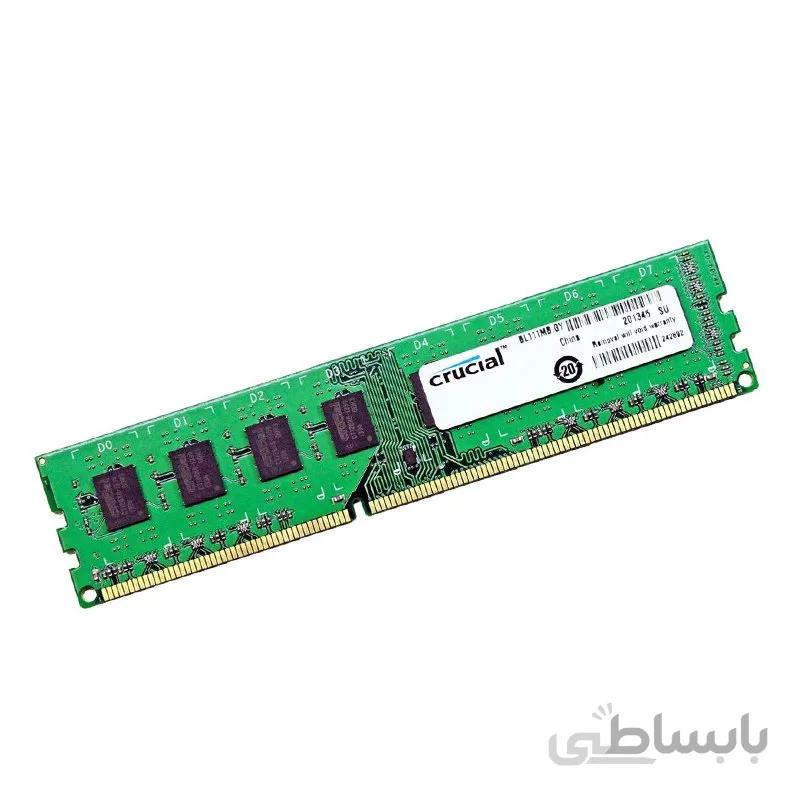 رم کامپیوتر کروشیال مدل DDR3 1333MHz CL9 ظرفیت 4 گیگابایت