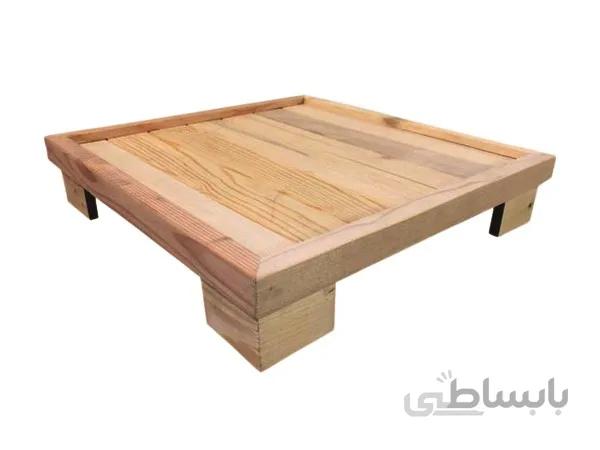سینی فینگرفود چوبی