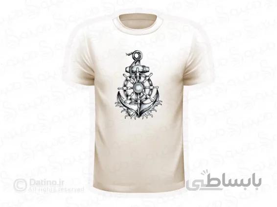 تیشرت لنگر ملوان کشتی tshirt-93