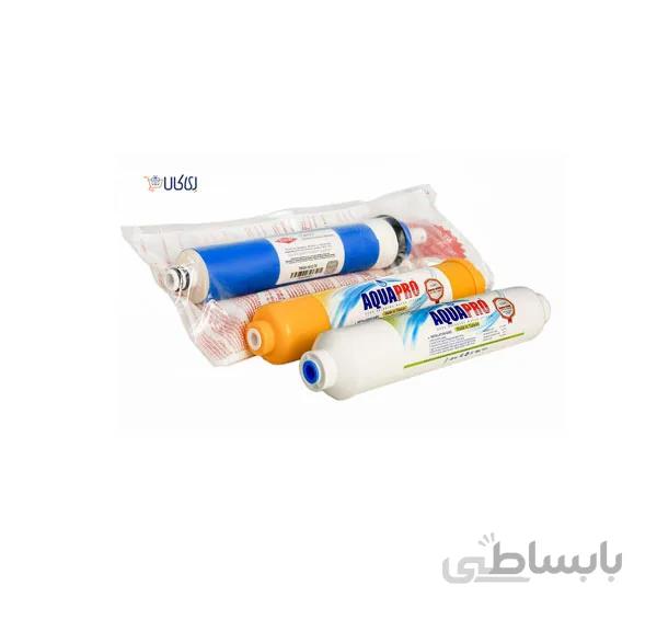 فیلتر دستگاه تصفیه آب آکواپرو مراحل 4،5،6 مجموعه 3 عددی