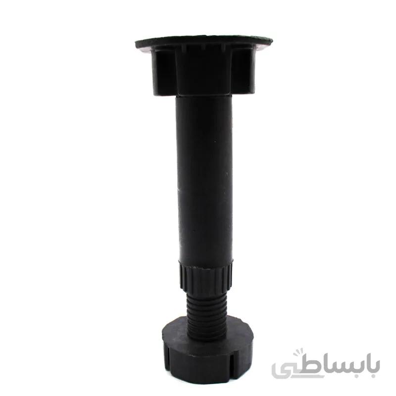 پایه کابینت پلاستیکی الکا مشکی طول 16 سانتیمتر