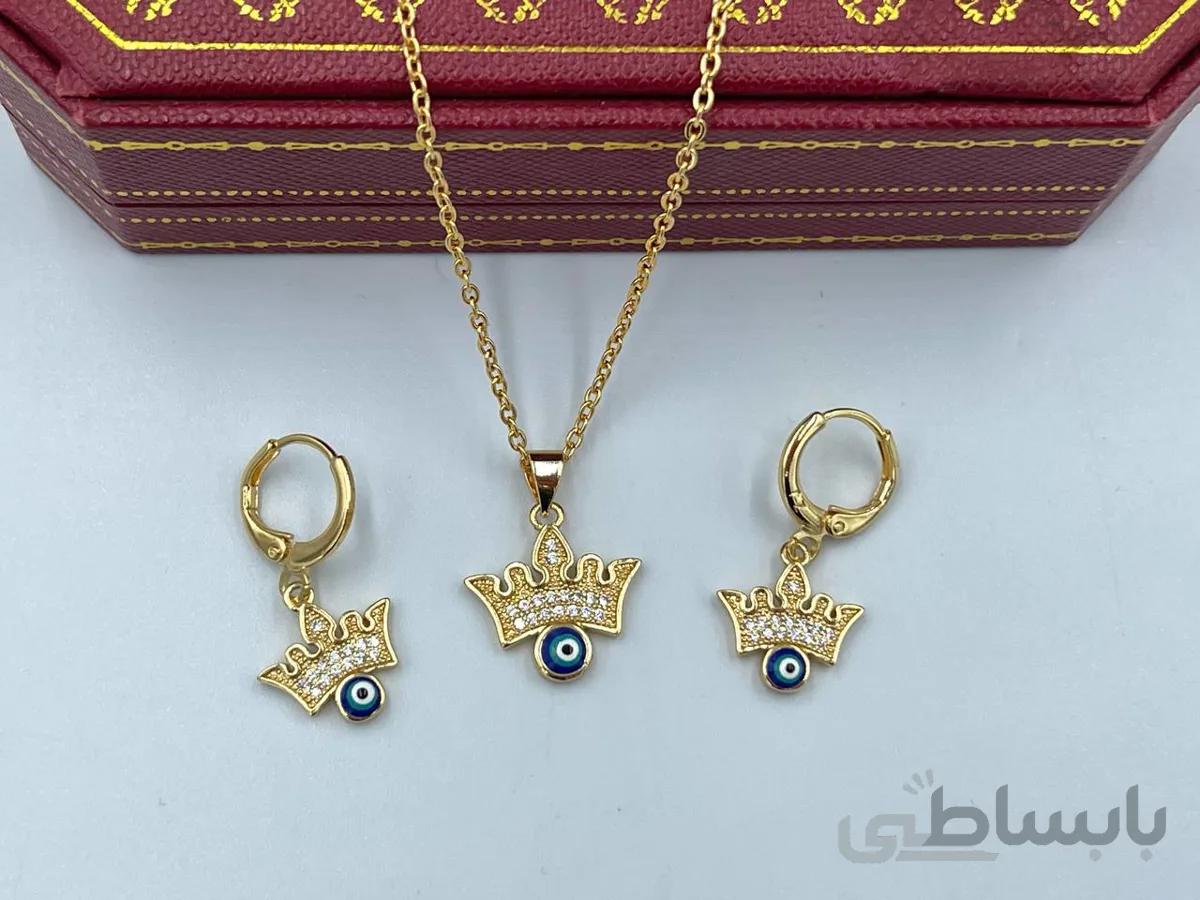 نیم ست چشم نظر طرح تاج