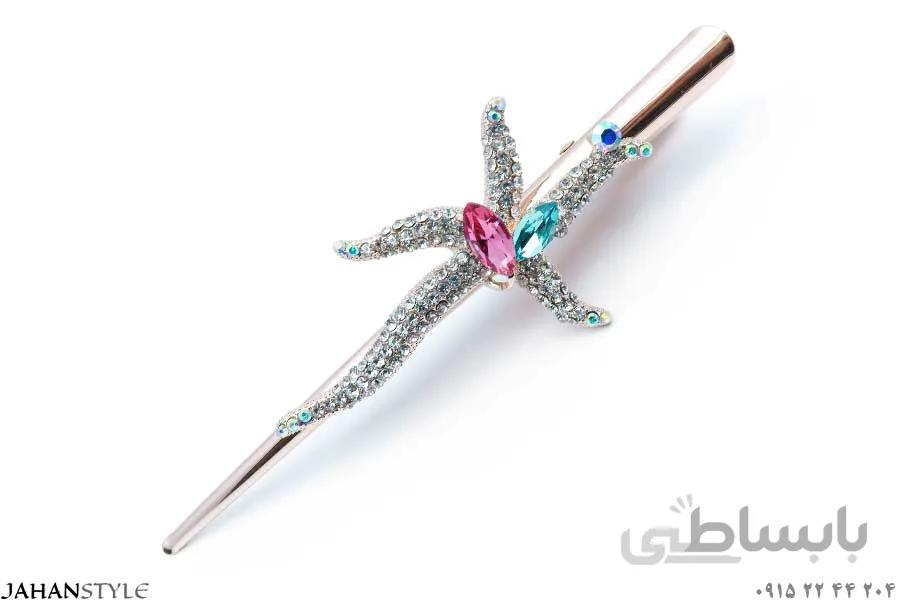 گیره انبری فلزی طرح ستاره