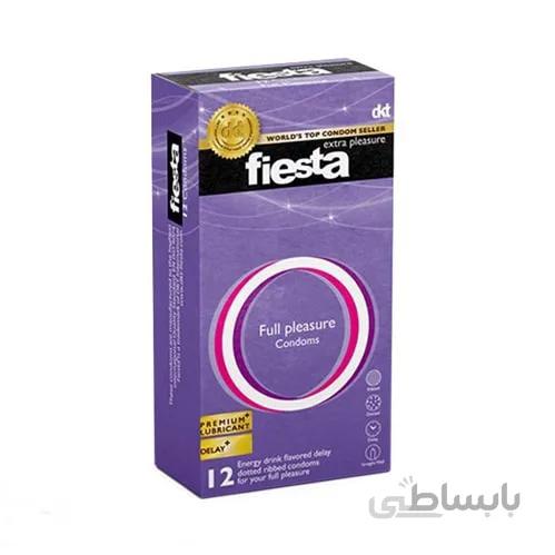 کاندوم نهایت لذت فیستا مدل Full Pleasure بسته 12 عددی