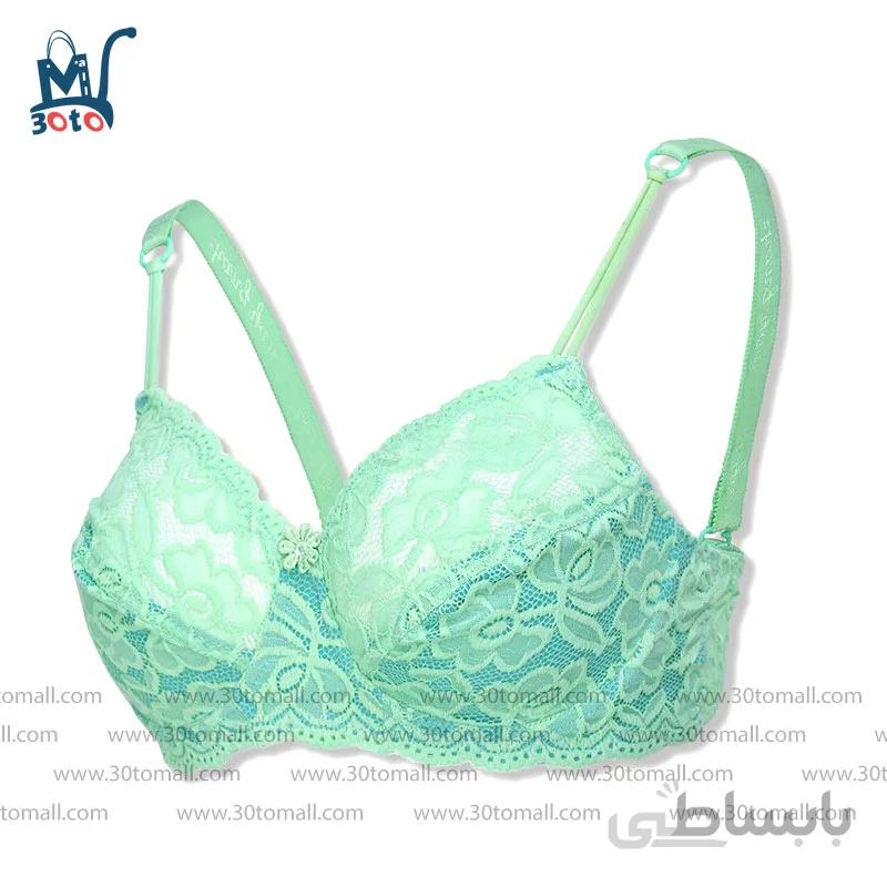 سوتین زنانه پانیذ p-66367 فیروزه ای