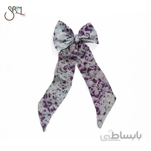 گیره سر پاپیونی با پارچه باتیک مدل 2006