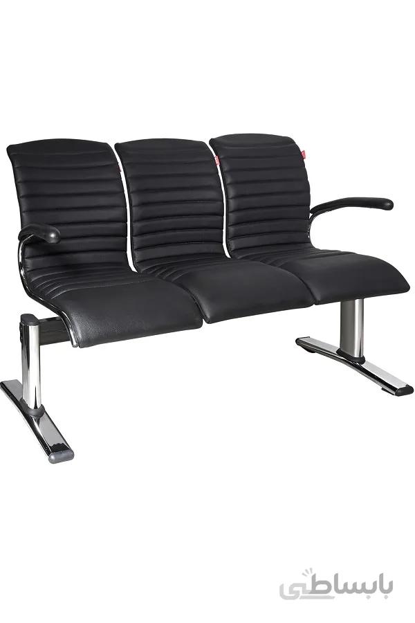 نیمکت انتظار 3 نفره F34-3 - ایرانیان چوب