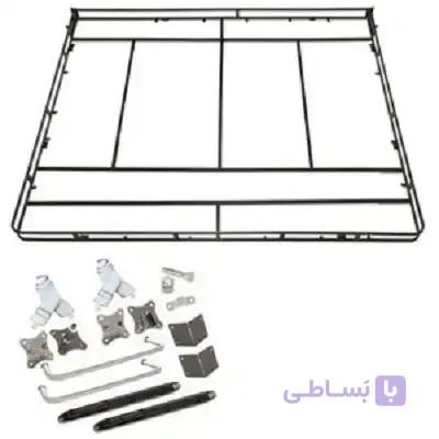 کلاف و یراق تخت تاشو 160 * 200  افقی
