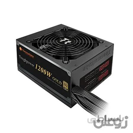 Thermaltake Toughpower 1200W 80 طلایی نیمه مدولار ATX 12V / EPS 12V منبع تغذیه 5 YR گارانتی PS-TPD-1200MPCGUS-1