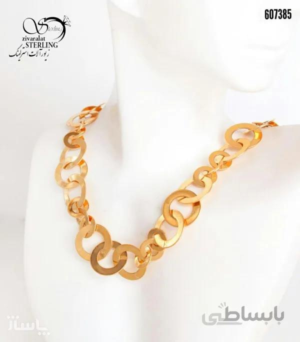 گردنبند دایره ای برند ژوپینگ زنانه کد:2979 کد 521264
