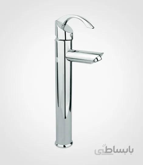 شیر روشویی پایه بلند راسان مدل تیتانیوم ا شیر روشویی پایه بلند راسان مدل تیتانیوم