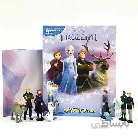 فیگور فروزن با کتاب انگلیسی busy book frozenکد 49250