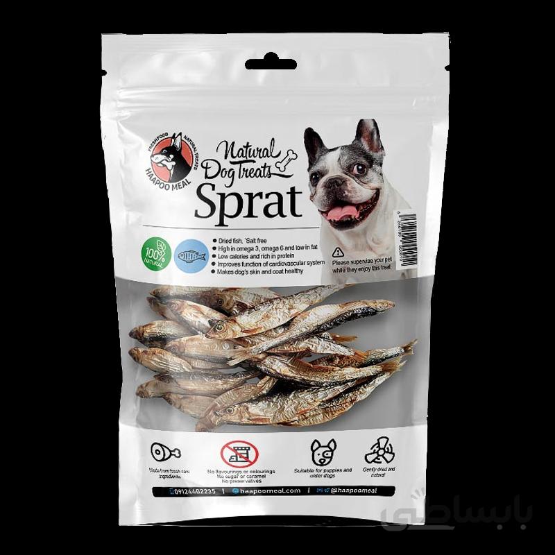 تشویقی سگ هاپومیل مدل Sprat وزن 75 گرم