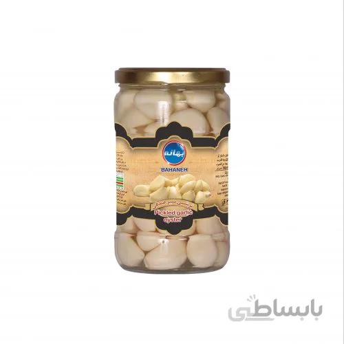 ترشی سیر مروارید 700 گرم بهانه بسته 12 عددی