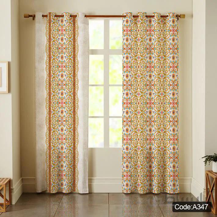 پرده پانچی چاپی کد A347