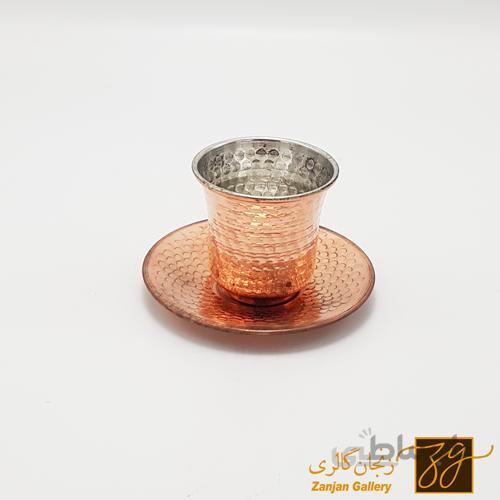 استکان و نعلبکی مسی