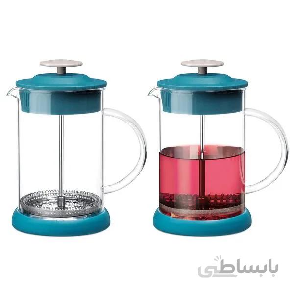 فرنچ پرس 800 میلی لیتر مدل Paule Turkuaz مادام کوکو