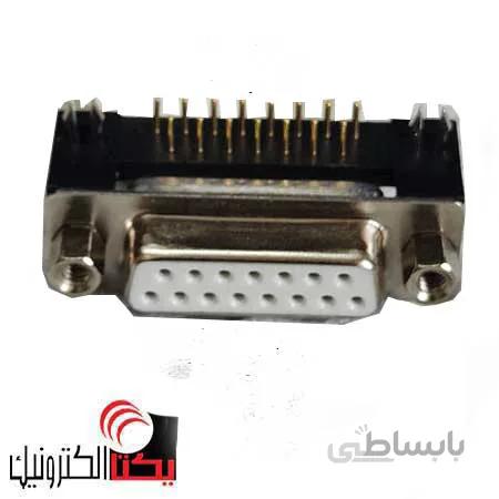 دی کانکتور روبردی رایت انگل صنعتی مادگی 15پین