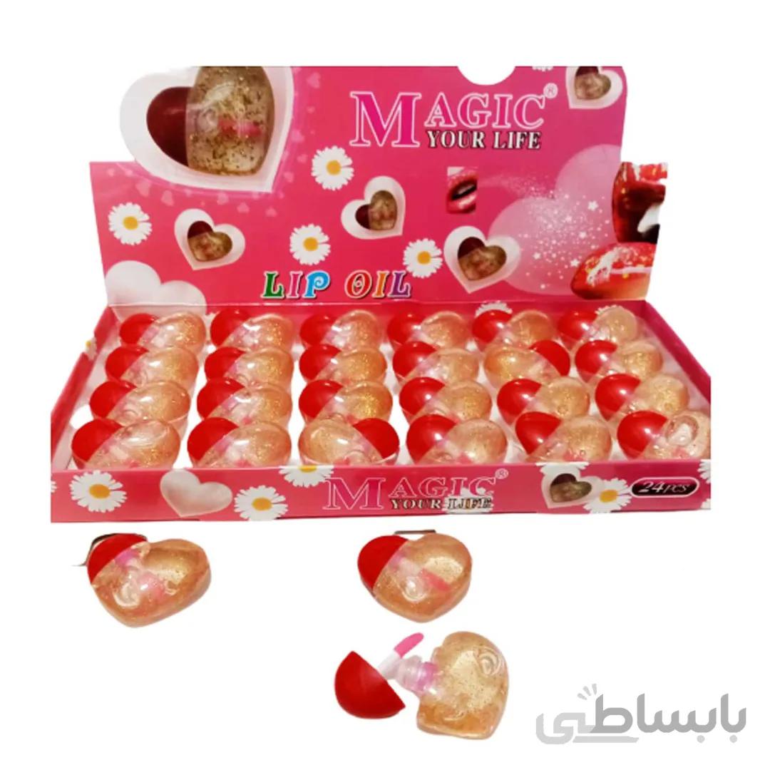 برق لب شاین دار قلبی مجیک Magic