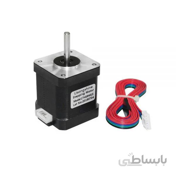 استپر موتور 48 میلیمتر 1.7 آمپر 5 کیلویی مناسب پرینتر سه بعدی / Stepper motor 17HS8401S 42x42x48mm
